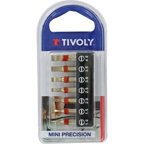 7 embouts fente -PRECISION TIVOLY - 11501520001