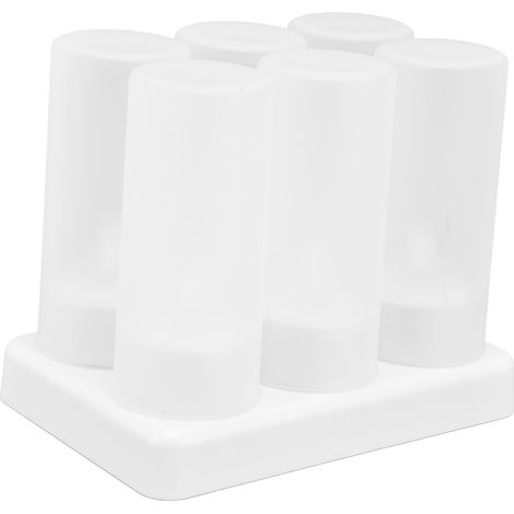 Wiederverwendbare LED-Teelichter ohne Flamme, elektrische Kerzenimitationen für Hochzeiten, Partys, Tische und Esszimmer, 100–240 V, EU-Stecker (1/5)