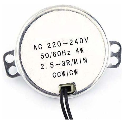Moteur synchrone pour micro-ondes 4 W 220-240 V 2,5-3 tr/min Remplacement pour plateau tournant (1/5)