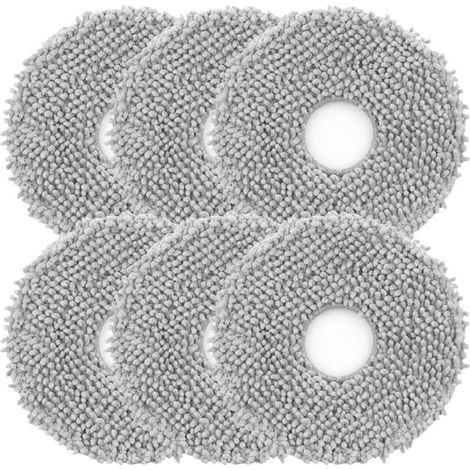 Chiffon pour roborock Qrevo S, 6 Pièces Serpillère pour Robot Aspirateur QRevo, Qrevo Pro, Qrevo Slim, Qrevo Master, Qrevo Plus (1/5)