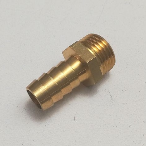 Raccordo portagomma da 1/2 in ottone per metano, scegli se  m - 1/2 (1/2)