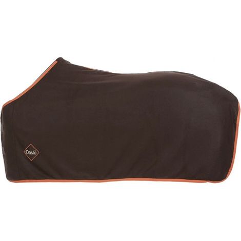 Coperta Daslö pony in pile anti-pilling 250g con chiusura anteriore e passante per la coda: 110 cm, bordeaux (05) (1/2)