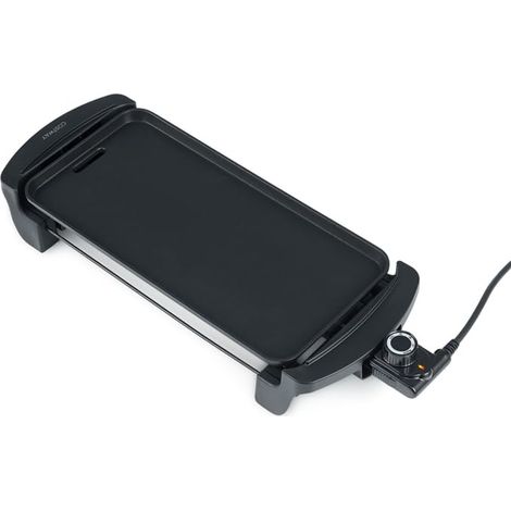 COSTWAY Plancha Électrique 1600W avec Bac de récupération (38 x 18 cm)