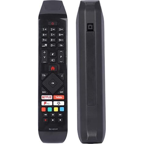 LYERCW - Télécommande universelle de remplacement pour téléviseur Hitachi RC43141 30100945 (1/4)