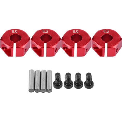 Adattatore esagonale rosso da 12 mm – Per carrozzeria HSP Sakura 1/10 RC (1/5)