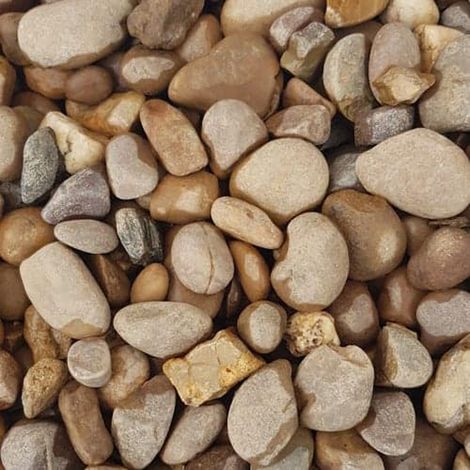 Dorset Pebbles Aggregate Bulk Bag - 850 kg - L100 x W100 x H80 cm