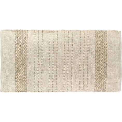 Teppich cilaos baumwolle andere fasern 45x90 cm - natur beige - Tendance