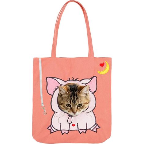Borsa trasportino per gatti - Borsa trasportino per cani con foro per il (1/5)