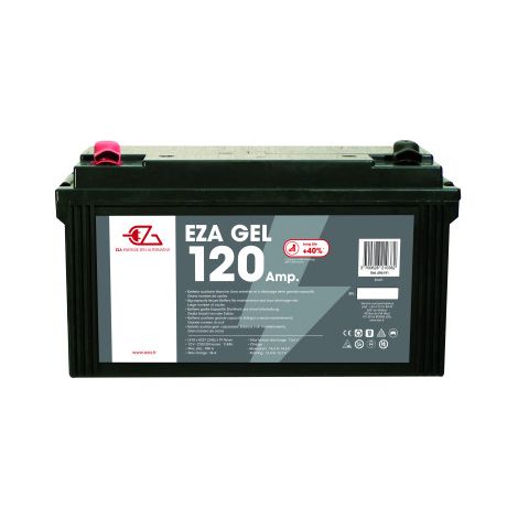 EZA Batterie Auxiliaire Gel 120Ah Résistante aux Basses Températures Camping-Car