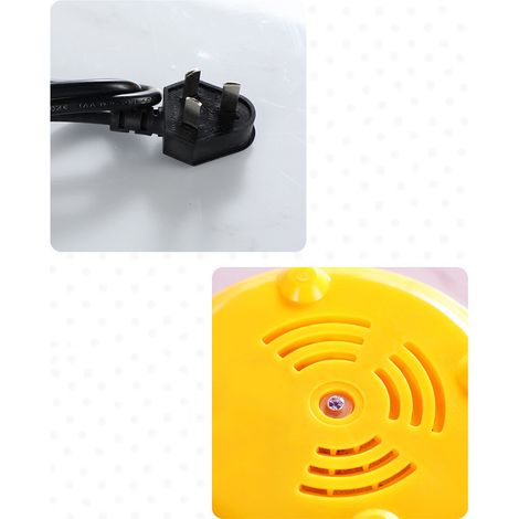 Multifunktionaler 2-in-1-Eierkocher mit Antihaftbeschichtung, automatischer Abschaltfunktion, ideal für Zuhause oder Studentenwohnheim, gelb (1/5)