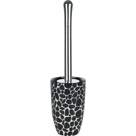 Porte-balai en grès noir 'Darwin' de Spirella 41,5 x 11 x 11 cm