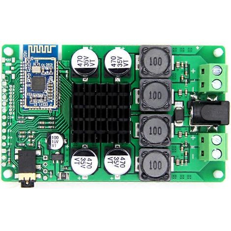 Amplificateur Audio Bluetooth 5.0 Module 2x50W Carte Ampli Puissance Haute Fidélité (1/5)