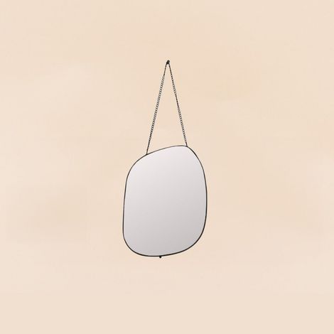 Miroir organique à accrocher 25x19cm