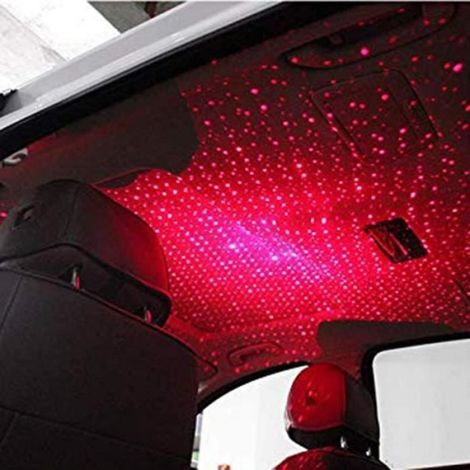 Projecteur Starlight - Éclairage Intérieur Voiture LED - Projection Ciel Étoilé - Alimentation USB - Télécommande Incluse - 1 Pièce (1/4)