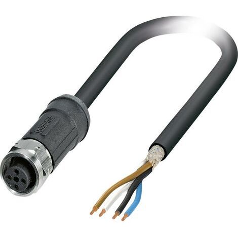Câble blindé pour capteurs/actionneurs pour applications extérieures Phoenix Contact SAC-4P- 5,0-28X/M12FS SH OD 145416 (1/5)