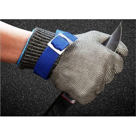 Kitchen Meat Cutting Gloves, Food Grade Steel, with 1 Nylon Glove, Both Men and Women (1/5)