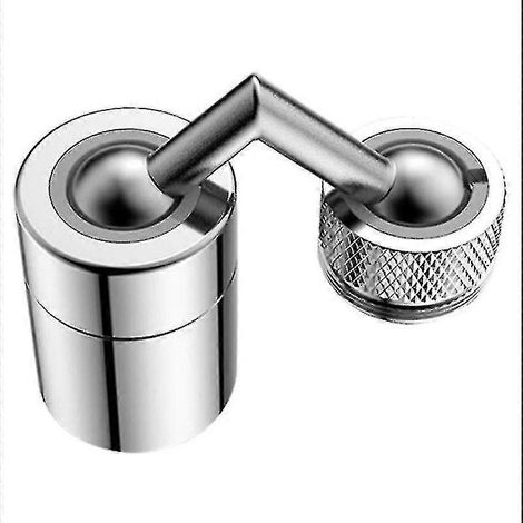 Aérateur de robinet - Tête de robinet de cuisine rotative à 360°, bec de robinet avec filtre et aérateur pour la cuisine et la salle de bain (1/2)