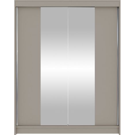 Armario Closico Vastor II, Cachemira, 200x150x58cm, Puertas de armario: Correderas, Número de estantes: 5