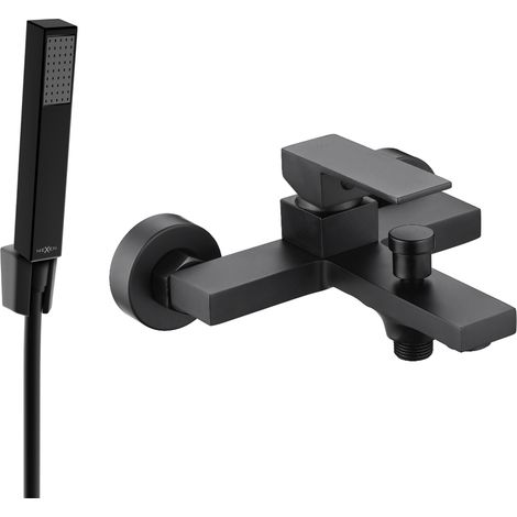Mexen Uno R77 Wannenbatterie mit Brausegarnitur, Schwarz - 7143R77-70 (1/3)