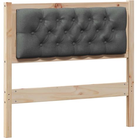 Maison Exclusive - Testiera marrone e grigio scuro 90 cm Legno di pino massello