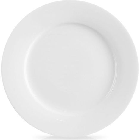 White porcelain dessert plate dishwasher microwave safe (1/5)