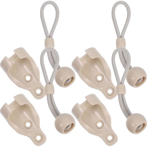 Ensemble de rechange 4 pièces pour stores enrouleurs, kit tendeurs élastiques coupe-vent, couleur (1/5)