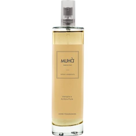 Muhà Spray Profumatore Diffusore Vaniglia e Ambra Pura 100 Ml