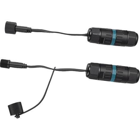 2 Raccords Fil LED IP68 PA66 Noir Pour Govee H705A H705B H705C H706A H706B H706C Eclairage Exterieur Permanent Imperméable M20 22AWG -20-80°C (1/5)