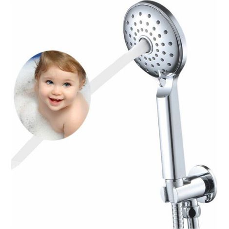 Support de pommeau de douche - - Chromé - Coude mural - Couleurs multiples - Durable en laiton (1/4)