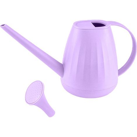 Long-spout watering can for indoor and outdoor plants, suitable for garden plants, indoors and outdoors, 1.8 L, purple (1/5)