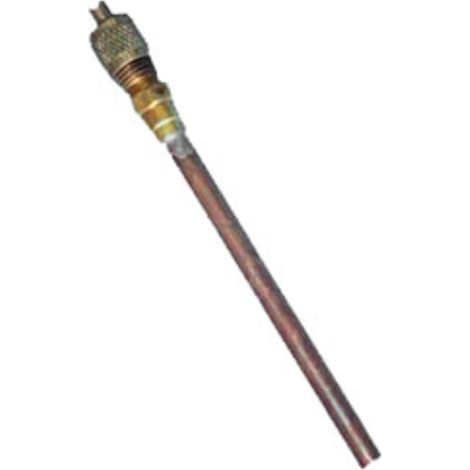 Valvula obus con tubo 1/4 soldar