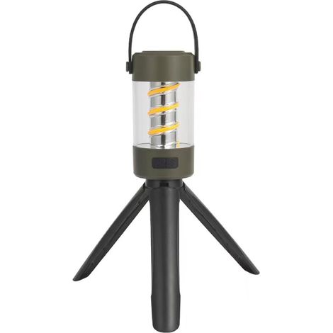 Éclairage extérieur multifonctionnel avec haut-parleur Bluetooth intégré : lampe de camping 3D en ABS pratique et portable (1/4)