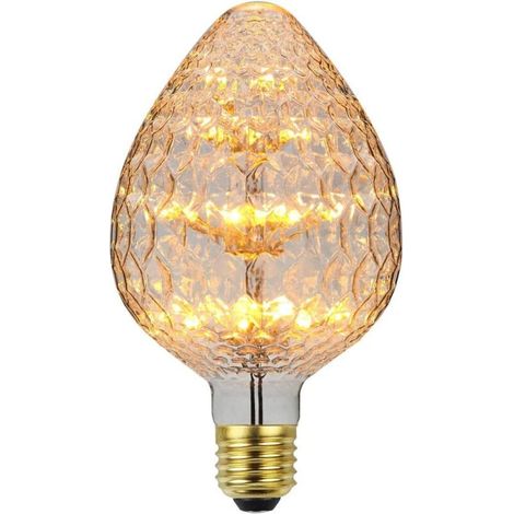 Ampoule LED vintage 2300K Lumière étoilée Ampoule Décorative feu d'artifice Lumière chaude E27 220/240 V, Verre, E27, 3.00W 230.00V (1/5)