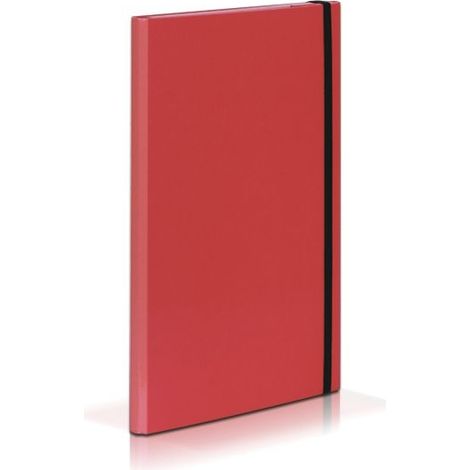Carpeta con banda elástica caribic 2CM rojo claro 2219