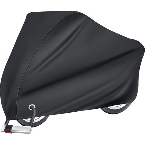 Housse de vélo, adaptée aux vélos, housse de vélo extérieure imperméable de 190 tonnes (noir basique).