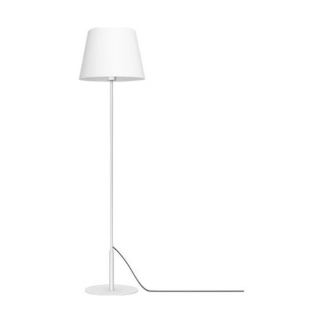 Lampada da terra bianca con paralume conico E27 15W Arden Luminex