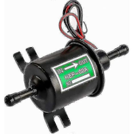 Pompe à carburant électrique 12 V Hep-02a, pompe à carburant électrique basse pression 2,5-4 psi pour toutes les voitures, camions et bateaux 25-26 (1/5)