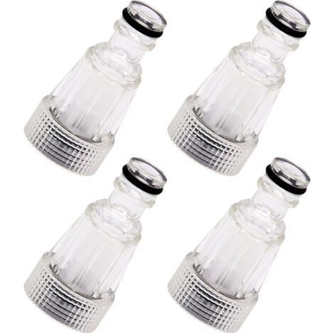 4 Pièces Filtres de l'eau pour Nettoyeur Haute Pression, Filtre à Eau pour Tuyau d'arrosage, Pompe, Jardin, Accessoires pour Nettoyeurs Haute Pression (1/5)