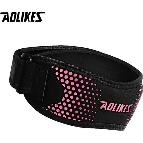Genouillère, soulage les douleurs au genou, sangle de soutien rotulien, adaptée au basketball.