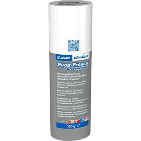 Mapei – Peinture polymère rénovation joints 160 g – Coloris 100 blanc – Excellent pouvoir couvrant – Résistance à l'abrasion > 10.000 cycles