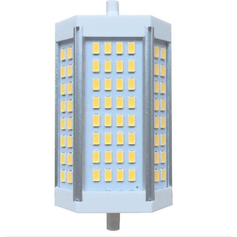 (Blanc Naturel 4000K) Ampoule LED R7S 118mm à gradation 30W, Projecteurs de type J à double culot, 200W Halogène T3 Equivalent, 3000LM, Lampes murales de sécurité de sol, lumière du jour (1/5)