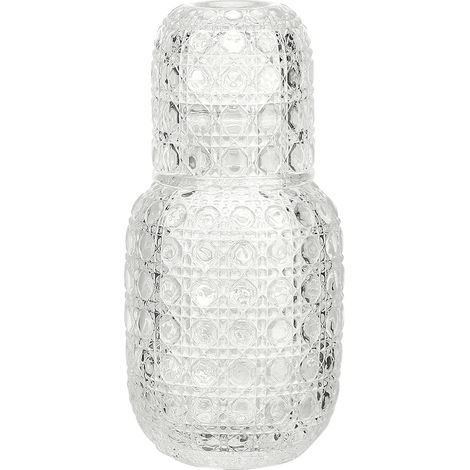 Ensemble Bouteille d'eau rétro verre blanc - performance fiable pour voiture - apporte une touche de modernité (1/5)