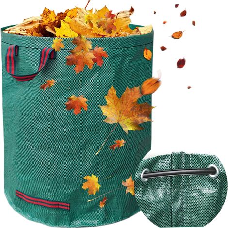 Bolsa de jardín FORKIS grande, resistente, 270 L