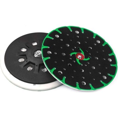 Patin de ponçage 150 mm, filetage de raccordement M8 - 49 trous avec vis avec fonction dépoussiérage, compatible avec ponceuse excentrique Festool Rotex RO, ETS 150, ETS EC 150 (1/5)