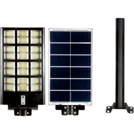 Lampione Solare Led Stradale Faro 1200w Con Staffa Telecomando Sensore movimento (1/5)