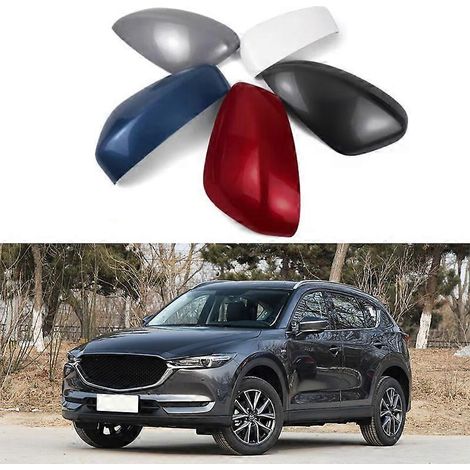 Passend für Mazda CX-5 (Baujahre 2017–2021): Rückspiegelgehäuse, Rückspiegelabdeckung, reflektierender Linsenrahmen, Blinker – rechte Seite – Gehäuse (unlackiert).