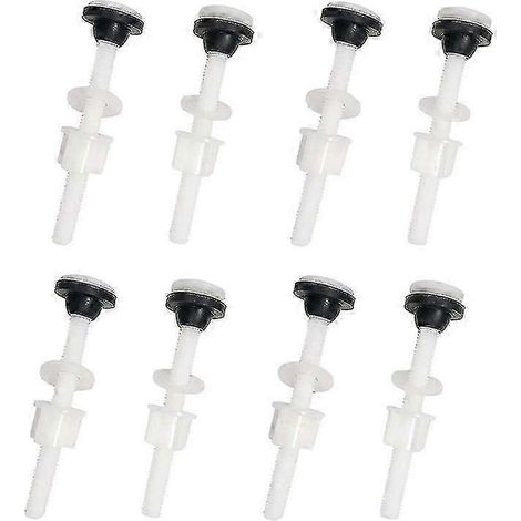 Kit de réparation pour réservoir de WC (8 pièces) : vis de fixation M10 et joint inclus. (1/5)