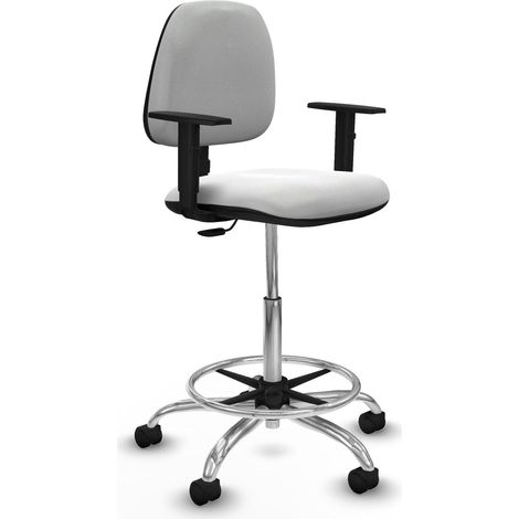 Bürostuhl Piqueras Crespo B1D05RN weiß 50 cm Schaumstoff