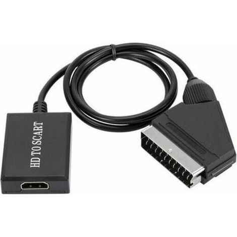 Adaptateur HDMI Vers Péritel Convertisseur Audio Vidéo HD 1080p Pour Sky Box Et Décodeurs (1/3)