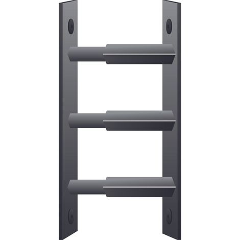 3 barreaux de sécurité télescopiques 30 à 55 cm gris